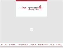 Tablet Screenshot of fgcinsaat.com